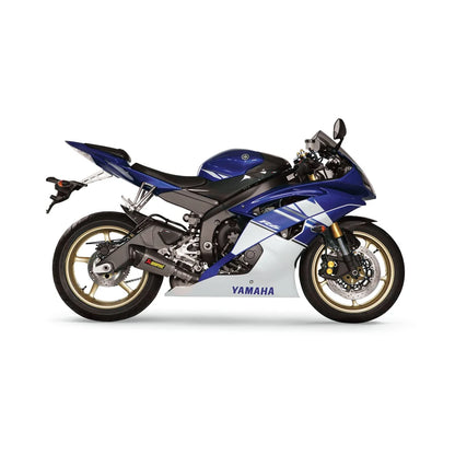 Akrapovič S-Y6SO9-ASZ slip-on monteret på Yamaha YZF-R6 600 (10-26)
