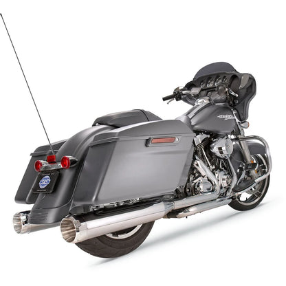 Harley-Davidson Touring / Trike (17-25) 4-1/2" MK45 Performance Mufflers, krom, Thruster end cap, krom / poleret end cap – S&S Cycle – ekstra produktvisning 2