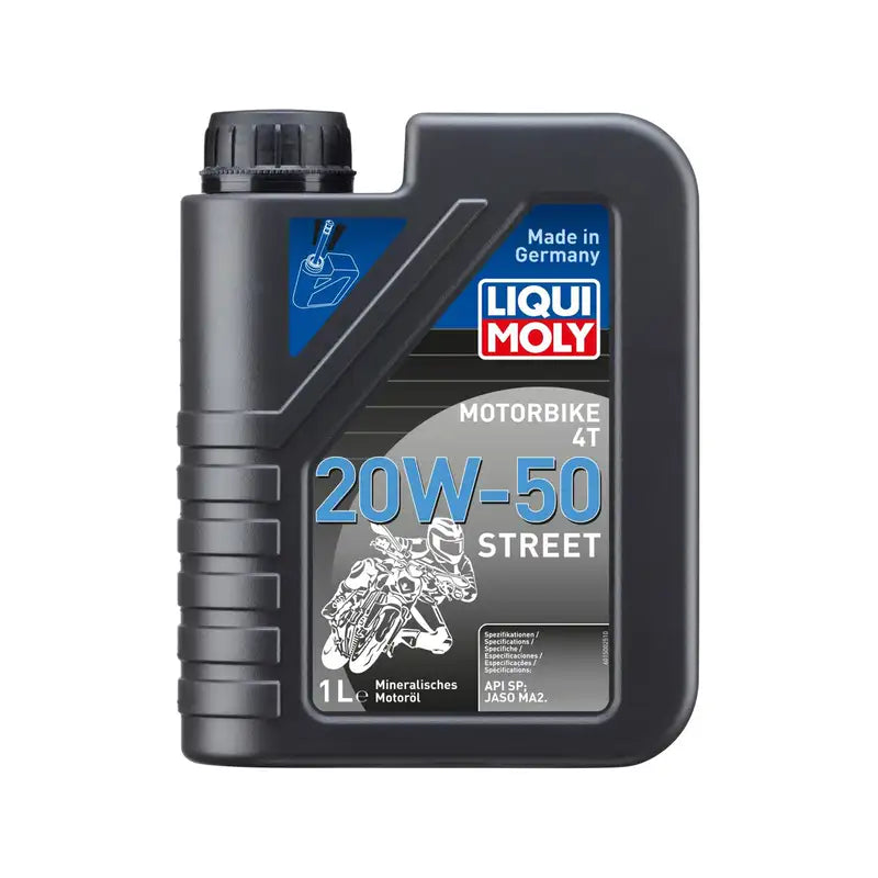 MC olie, 20W-50 – LIQUI MOLY Motorbike 4T Street – Mineralsk – 1 L