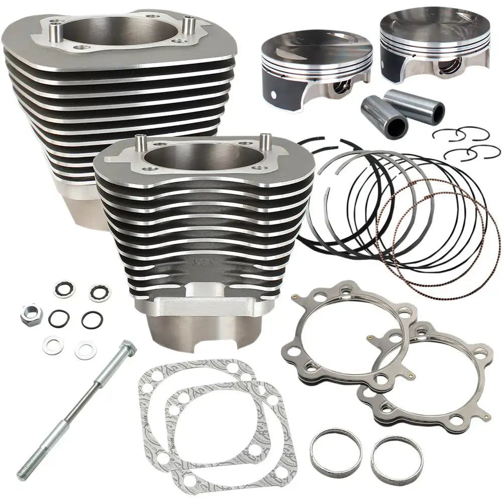 Harley-Davidson modeller (07-15) Big Bore Cylinder Kit, Gray – S&S Cycle