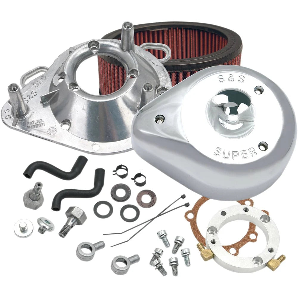 Harley-Davidson modeller (01-17) Teardrop Air Cleaner, Teardrop, krom – S&S Cycle