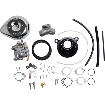 Harley-Davidson modeller (99-06) Super E Carburetor with Stealth Air Cleaner Kit, krom – S&S Cycle