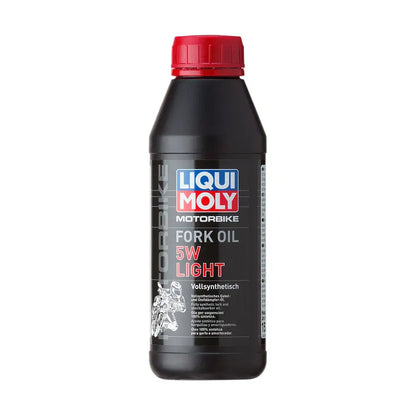 Forgaffelolie, 5W – LIQUI MOLY Motorbike Fork Oil Light – Fuldsyntetisk – 1 L