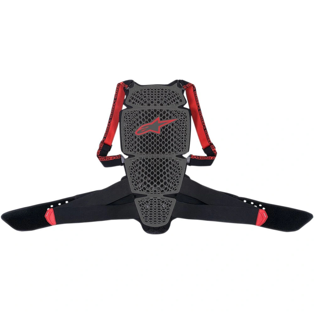 Rygbeskytter Nucleon KR-Cell – str. S, Sort/Rød fra Alpinestars