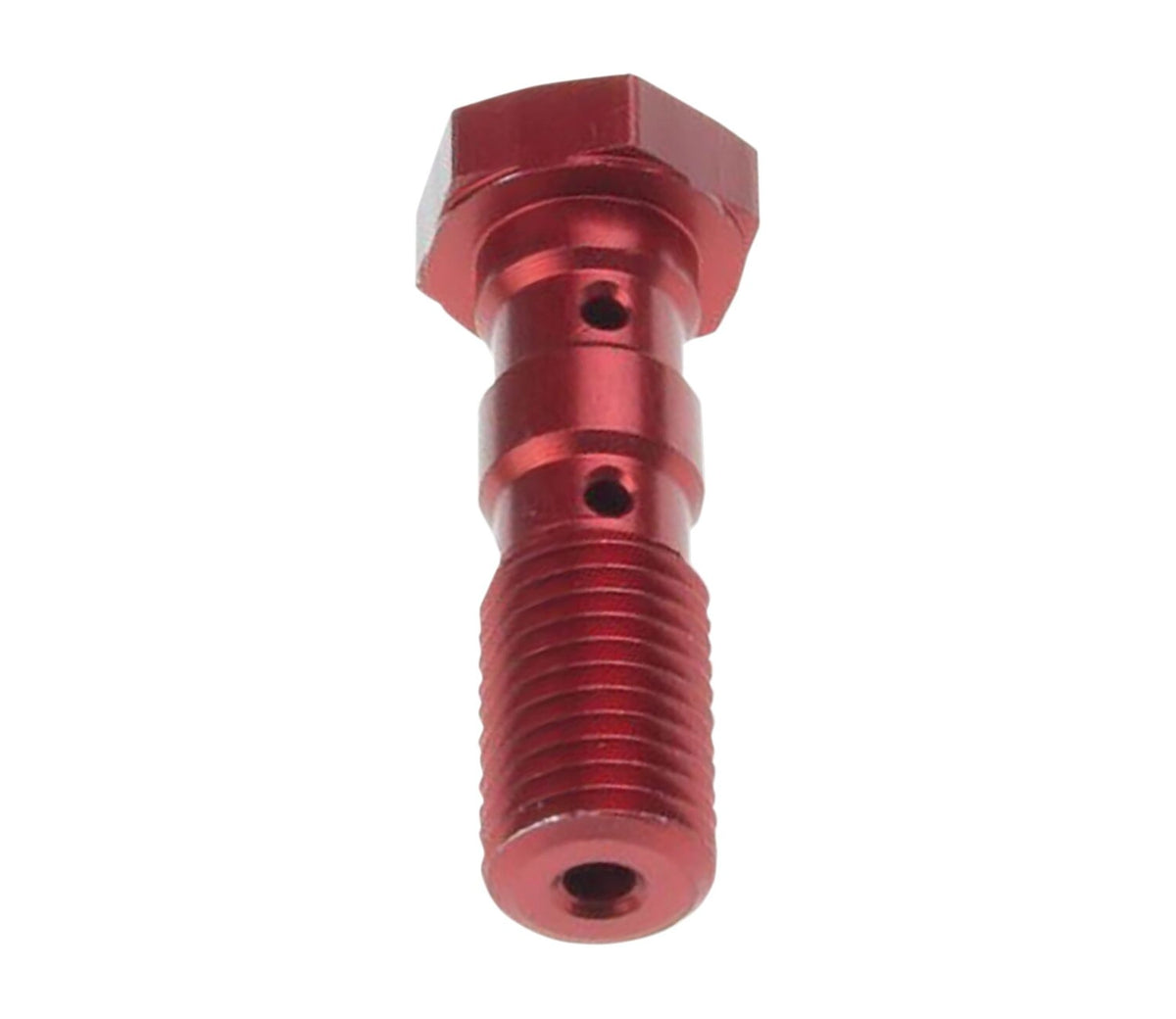 Banjobolt – dobbelt – M10x1,25 – aluminium – rød – TRW MCH951R