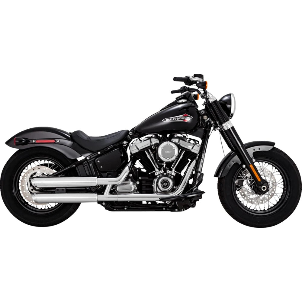 Harley-Davidson Softail (18-26) 3" Twin Slash slip-on, krom – Vance & Hines