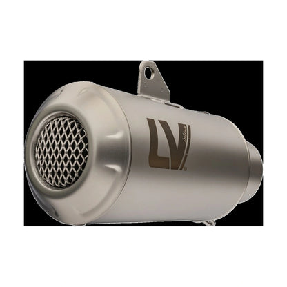 CFMOTO 450SR (23-24) m.fl. LeoVince LV-10 slip-on – rustfri – ekstra produktvisning af lyddæmper, finish og detaljer 3