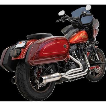 Harley-Davidson Softail (18-24) True Dual komplet udstødning med 4" dæmper – Bassani – ekstra produktvisning 2 med fokus på design og detaljer