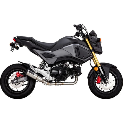 Honda Mini Street X-Treme (17-20) Hi-Output Holligan komplet udstødning, børstet – Vance & Hines – detaljebillede af udstødning og finish 2
