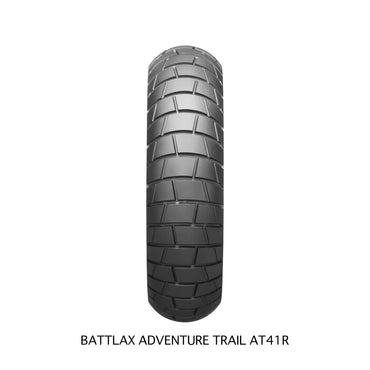 Bridgestone Battlax Adventure Trail AT41 170/60R17 72Q TL – bagdæk – originalt Bridgestone bagdæk med sikre vejegenskaber og råt adventure-look. Køb hos Mo2parts. Produktbillede 2.