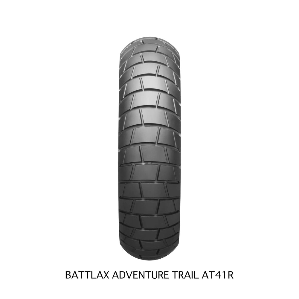 Bridgestone Battlax Adventure Trail AT41 140/80R17 69V TL – bagdæk – originalt Bridgestone bagdæk med sikre vejegenskaber og råt adventure-look. Køb hos Mo2parts. Produktbillede 2.