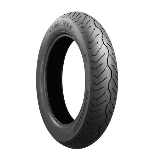 Bridgestone Exedra Max 100/90-19 57H TT – fordæk – originalt Bridgestone fordæk med stabil cruiser-touring med sikkert greb og lang levetid. Køb hos Mo2parts.