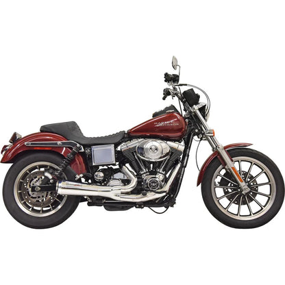 Harley-Davidson Dyna (91-05) Ripper 2-i-1 komplet udstødning, krom – Bassani