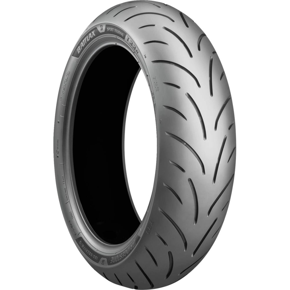 Bridgestone Battlax Sport Touring T33 180/55ZR17 73W TL – bagdæk – originalt Bridgestone bagdæk med lang levetid og trygge touringegenskaber. Køb hos Mo2parts.