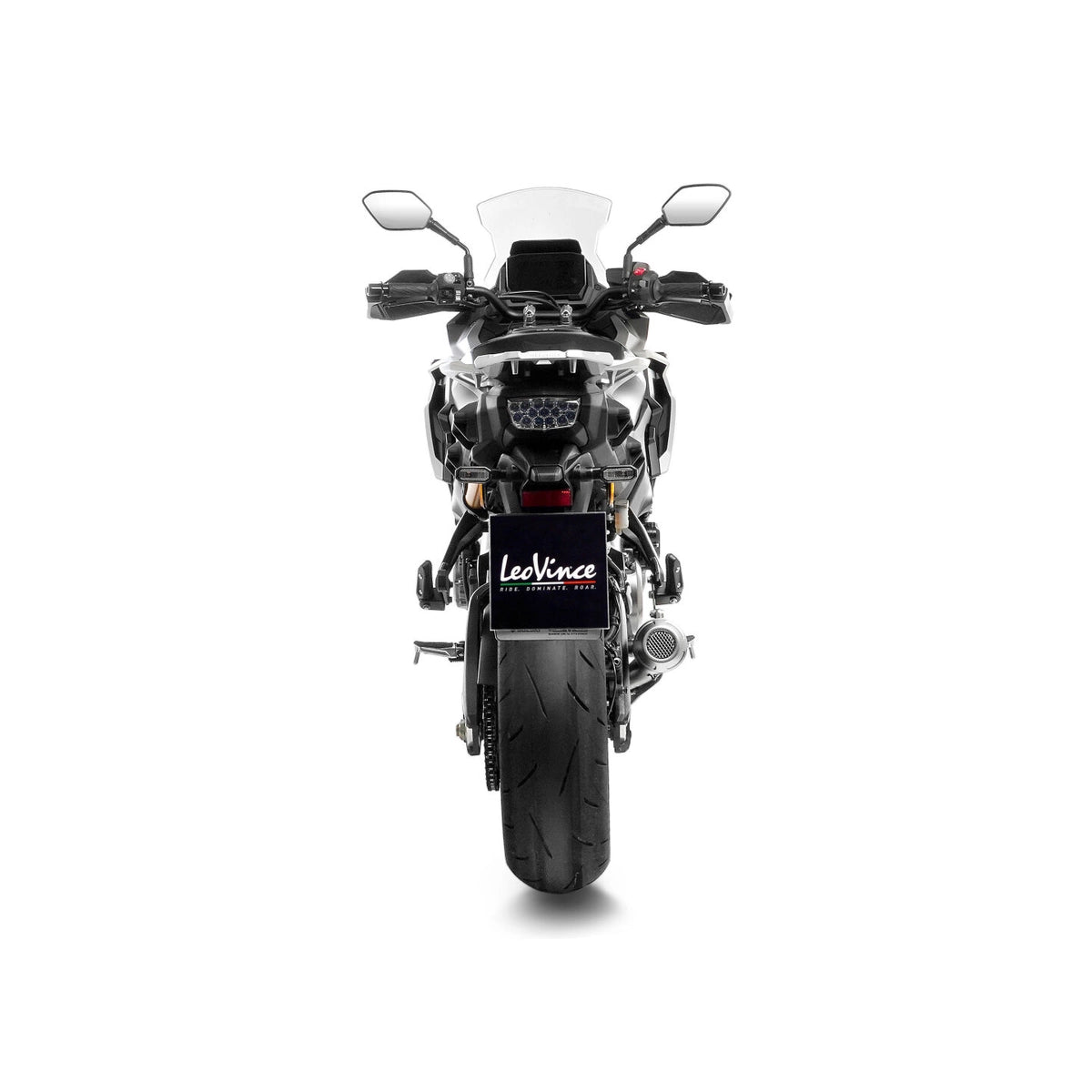 Suzuki GSX-S1000 (21-26) m.fl. LeoVince LV-10 slip-on – rustfri – titanium-look – 15269 – ekstra produktvisning af lyddæmper, finish og detaljer 3