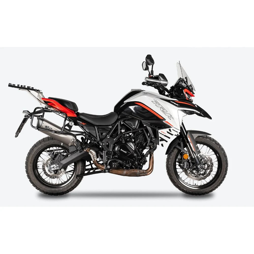 Benelli TRK 702 (22-26) Force Evo slip-on, titanium – Spark – produktdetalje fra alternativ vinkel, billede 2