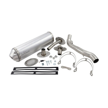 Suzuki DR 650 (96-15) LeoVince LV-X slip-on – aluminium – ekstra produktvisning af lyddæmper, finish og detaljer 2