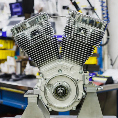 Harley-Davidson Evolution (84-99) V111 Long-Block Engine, natural – S&S Cycle – konstruktion og finish 5