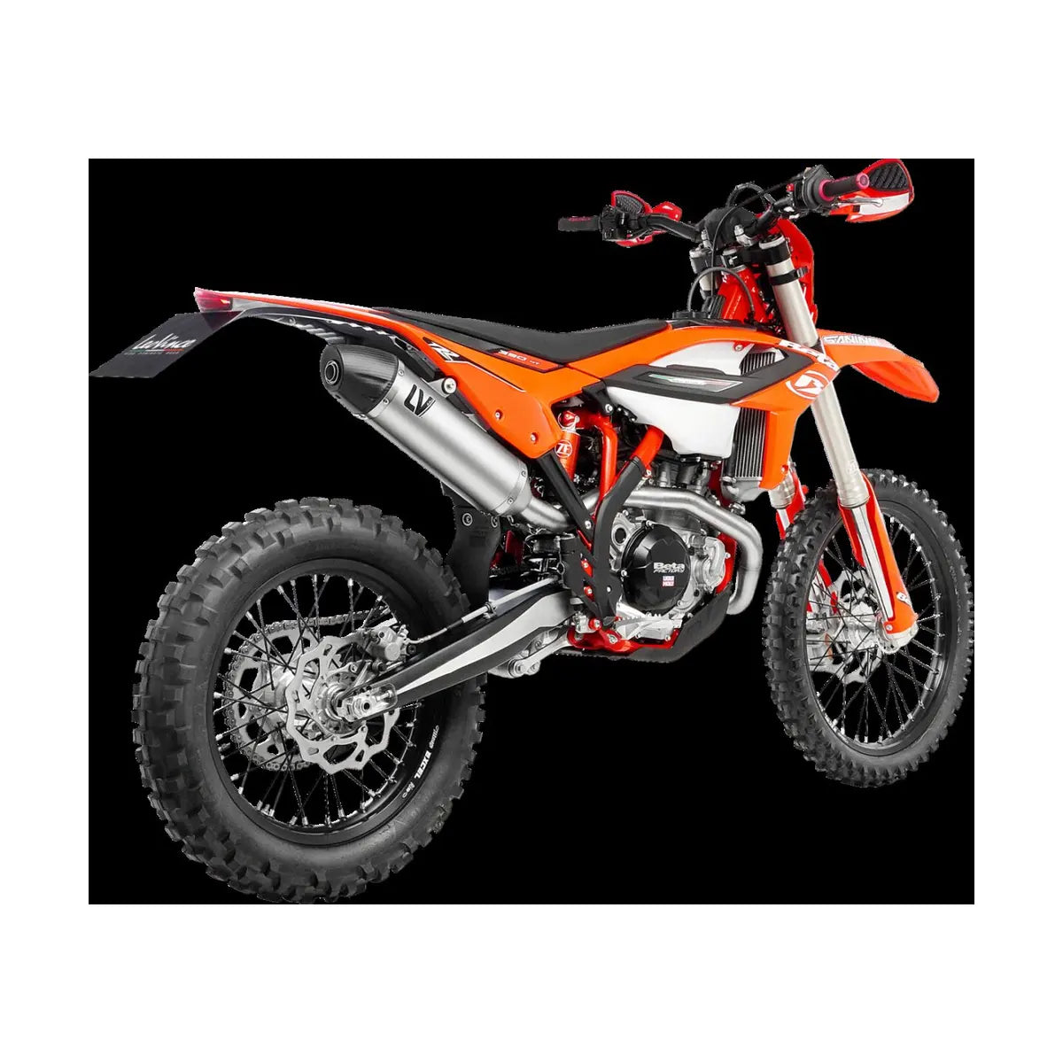 Beta RR 480 EFI (20-26) m.fl. LeoVince LV-X EVO slip-on – rustfri – ekstra produktvisning af lyddæmper, finish og detaljer 2