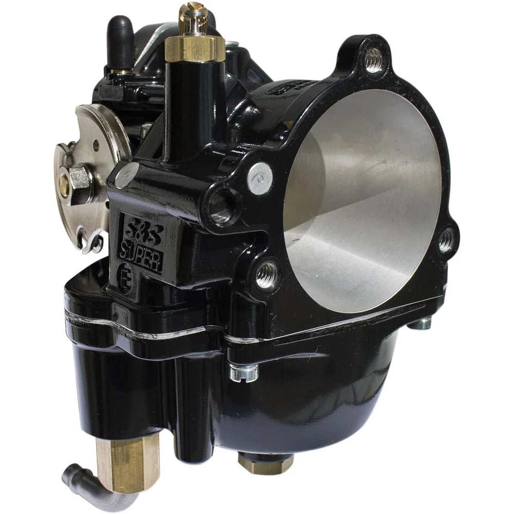 Harley-Davidson modeller (84-06) Super E Carburetor, Standard Bore / Super E, sort – S&S Cycle