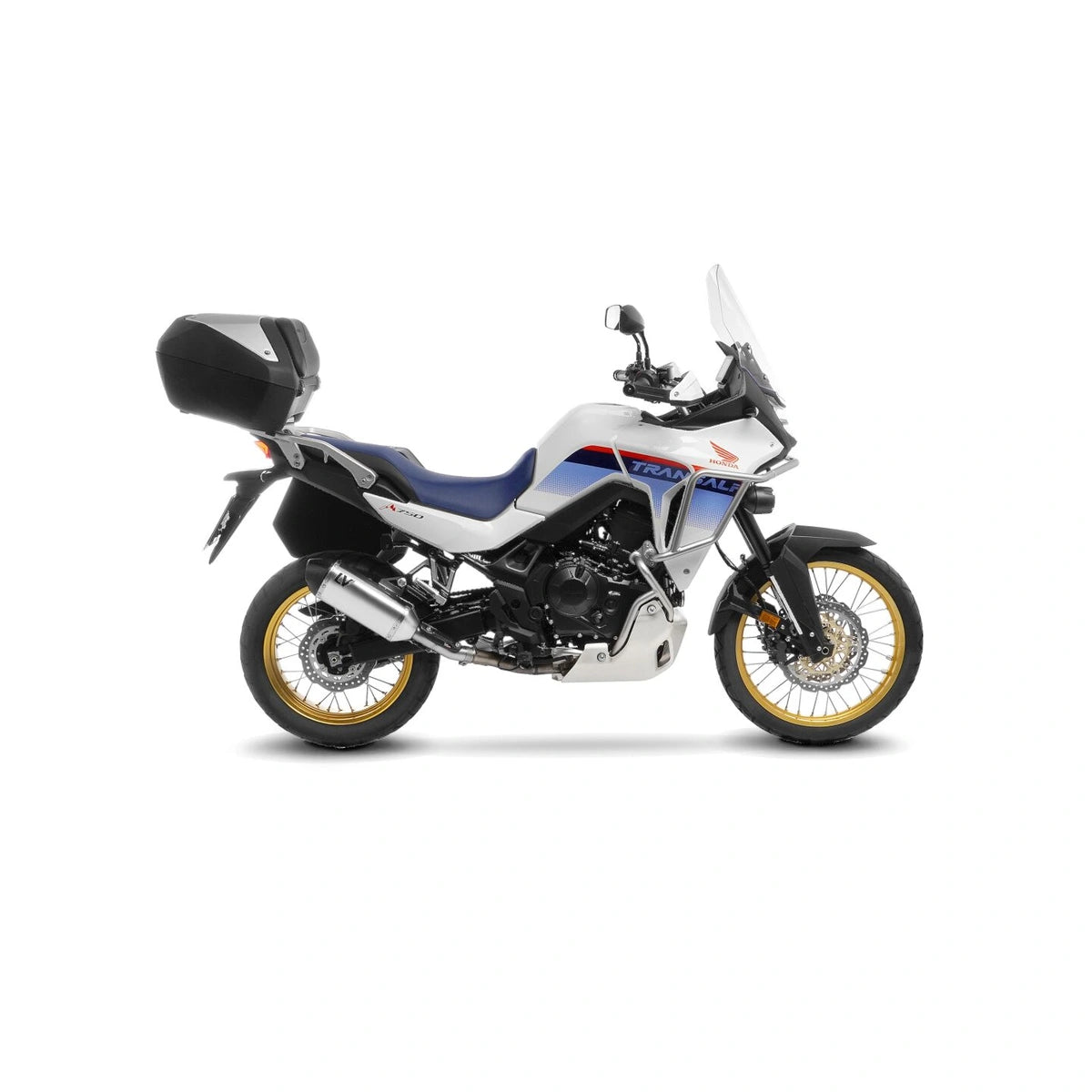 Honda XL 750 (23-26) LeoVince LV-14 slip-on – rustfri – titanium-look – 15601 – ekstra produktvisning af lyddæmper, finish og detaljer 5