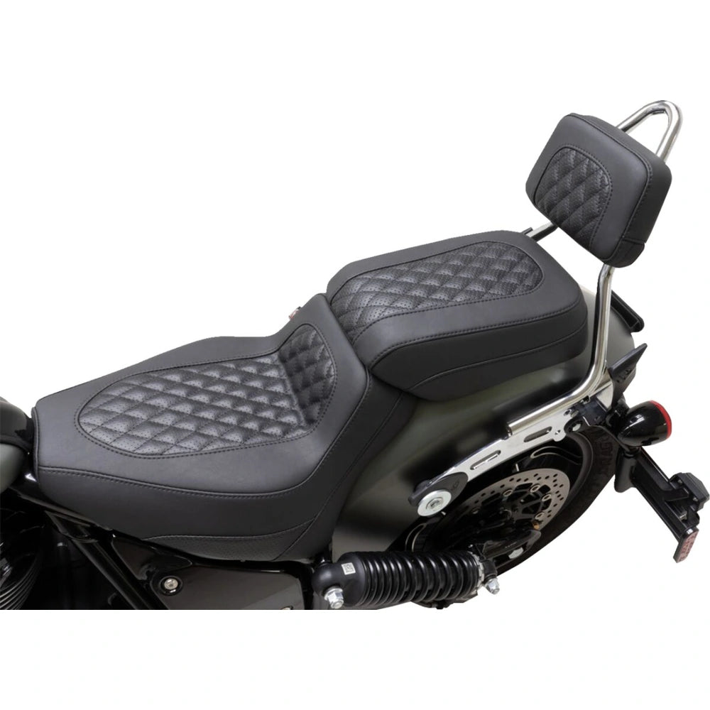 Indian Limited (22-24) sissy bar pude, diamond – Mustang – Mustang varenr. 88206 – ekstra produktvinkel med fokus på form og finish – billede 3
