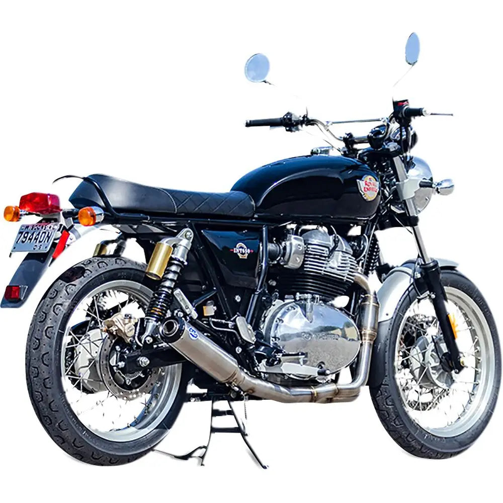 Royal Enfield Thunder Edition (19-23) Qualifier 2:1 Race Only Exhaust System – S&S Cycle – alternativ vinkel 3