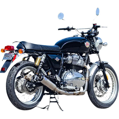 Royal Enfield Thunder Edition (19-23) Qualifier 2:1 Race Only Exhaust System – S&S Cycle – alternativ vinkel 3