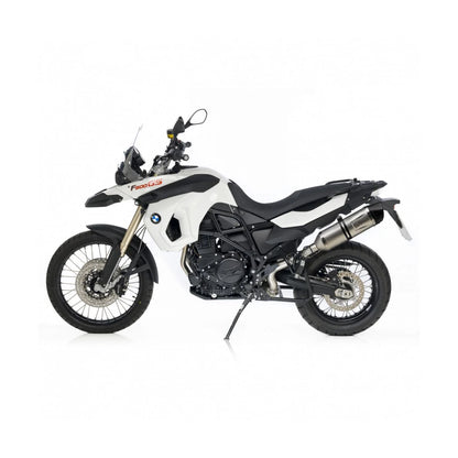 BMW F800GS (08-16) m.fl. LeoVince LV One EVO slip-on – rustfri – ekstra produktvisning af lyddæmper, finish og detaljer 3