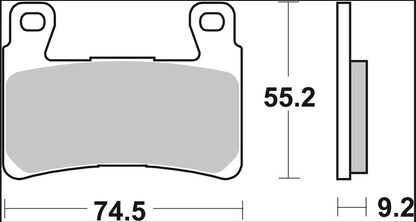 Harley-Davidson Street Bob 18-22 bremseklodser – Brembo SA 07HD20SA