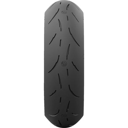 Metzeler Sportec 01 RS 180/55ZR17 (73W) TL – bagdæk – ekstra visning af dækkets profil, mønster og konstruktion.