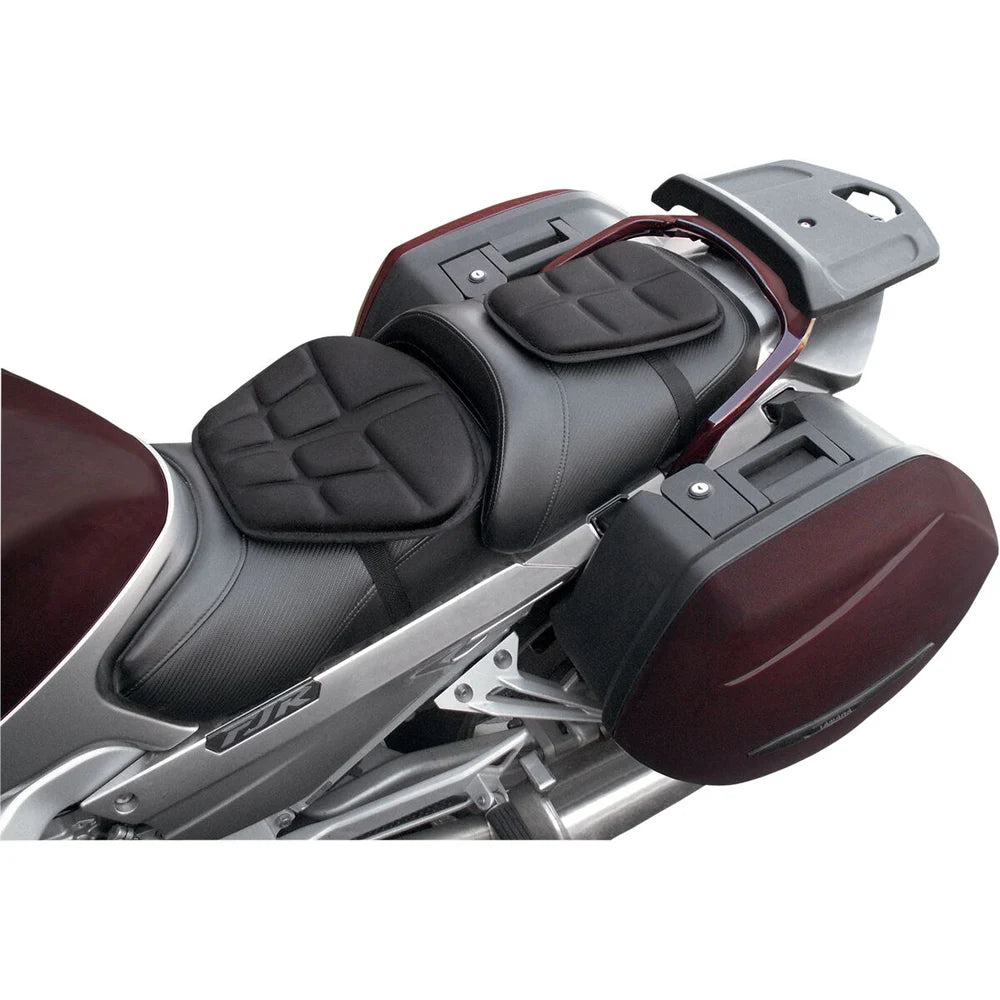 SaddleGel komfortpude, Black (0810-0522) – Saddlemen – ekstra produktvisning med fokus på form, polstring, syninger og finish – billede 4