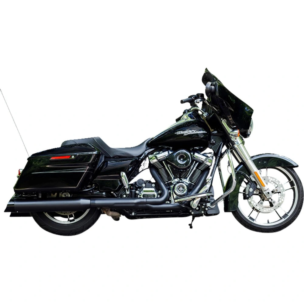 Harley-Davidson Touring / Trike (17-25) 4-1/2" MK45 Cutlass Performance Mufflers, sort, Cutlass end cap, sort / Gloss end cap – S&S Cycle
