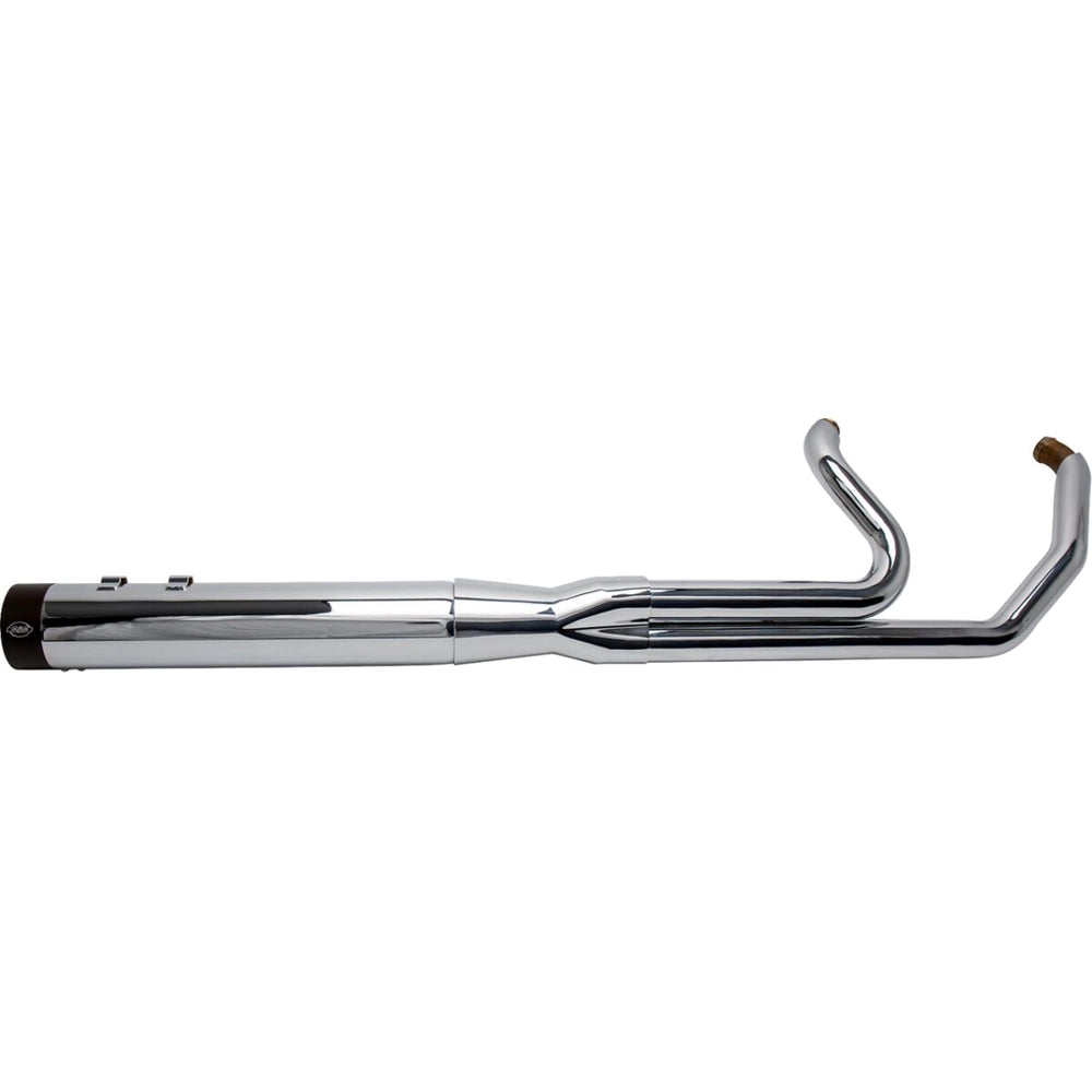 Harley-Davidson Touring (07-16) 2-into-1 Sidewinder Exhaust System, krom / Show Chrome – S&S Cycle