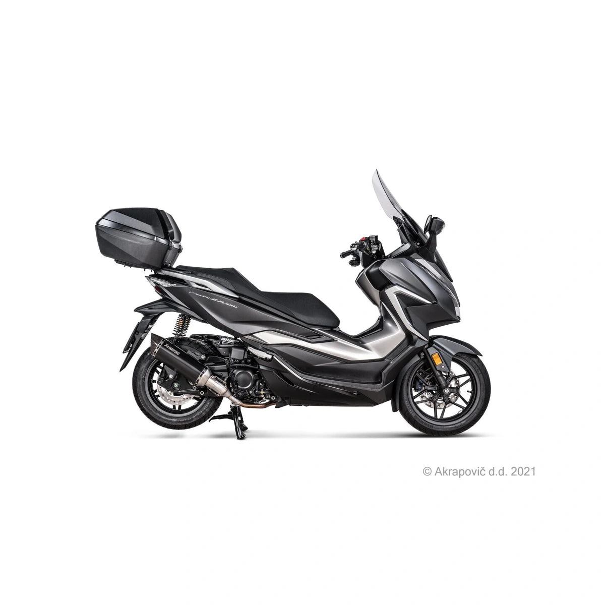 Akrapovič S-H3SO8-HRSSBL slip-on – detalje af produktets udformning
