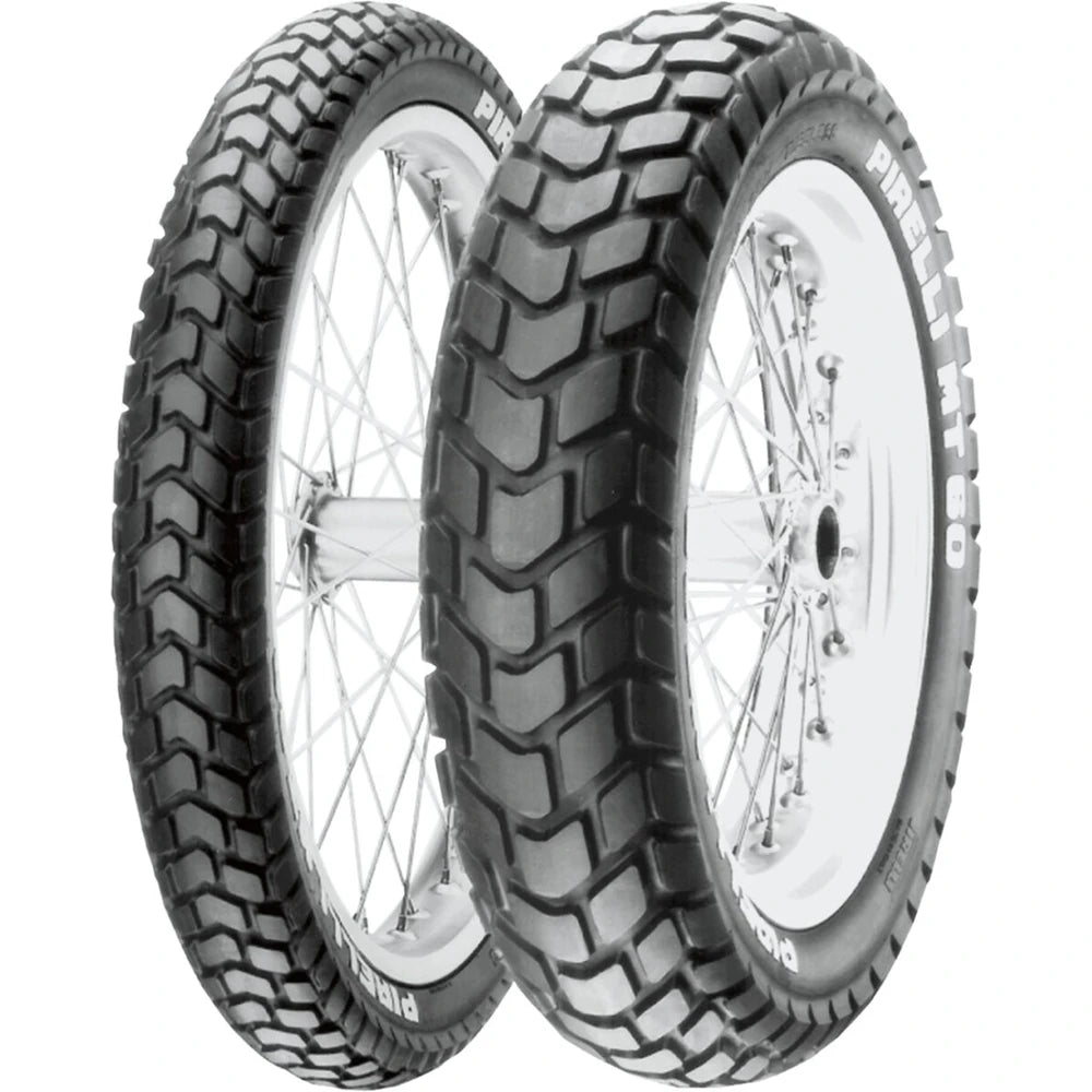 Pirelli MT 60 100/90-19 57H TL – fordæk – originalt Pirelli fordæk med godt greb, stabilitet og høj køreglæde. Køb hos Mo2parts.