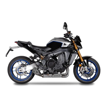Yamaha MT-09 (21-26) Triade MotoGP-style komplet udstødning, rustfrit stål – Spark – produktdetalje fra alternativ vinkel, billede 2