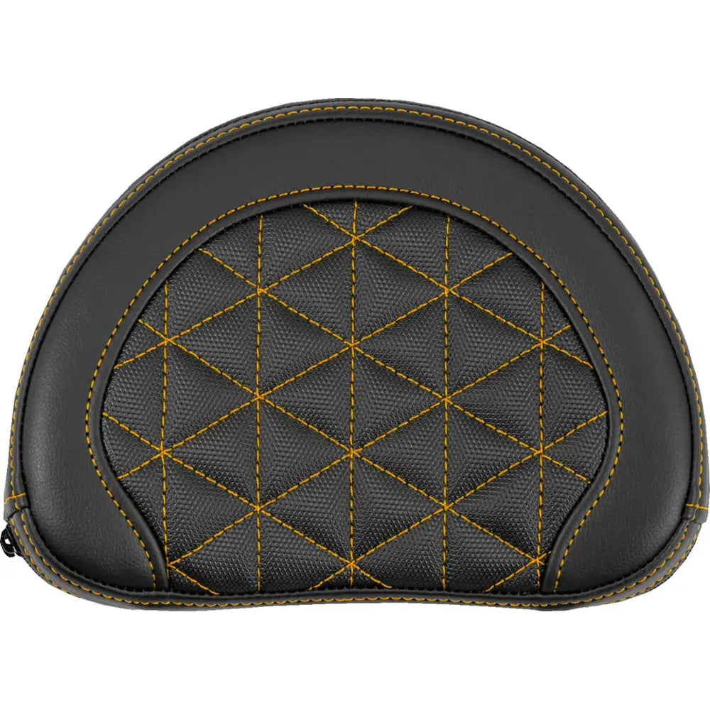 sissy bar pude Gripper/ Orange Stitching, 25,5 cm (10") × 20,5 cm (8") – Saddlemen
