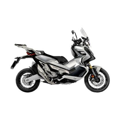 Honda X-ADV750 (21-24) m.fl. LeoVince link pipe – rustfri – ekstra produktvisning af link pipe og monteringsdetaljer 2