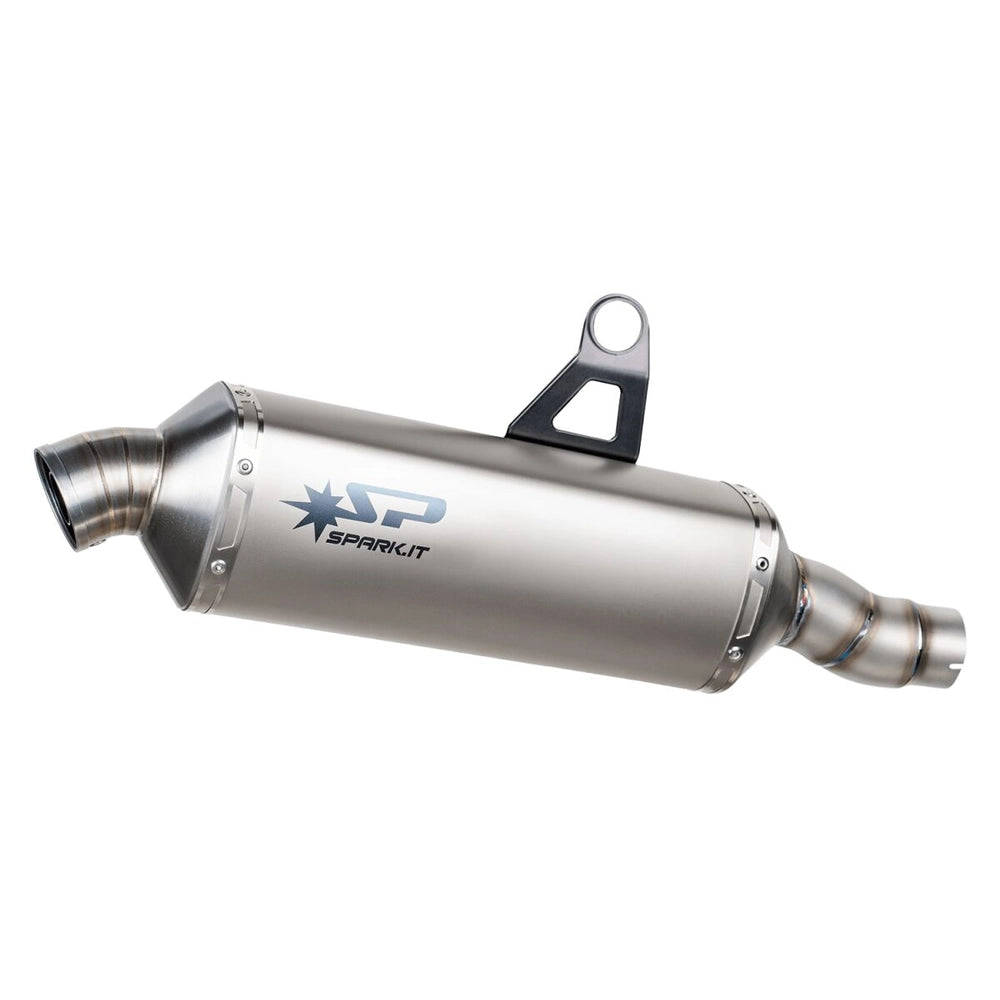 Benelli TRK 702 (22-26) Dakar slip-on, titanium – Spark – fritlagt produktvisning