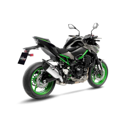 Kawasaki Z900 (22-24) m.fl. LeoVince LV-14 R slip-on – rustfri – titanium-look – ekstra produktvisning af lyddæmper, finish og detaljer 7