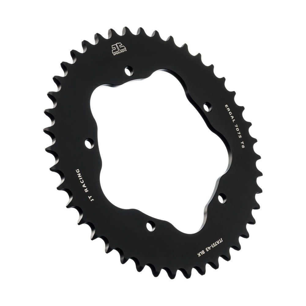 Bagtandhjul 43T, 520 – aluminium, JTA751.43BLK – JT Sprockets