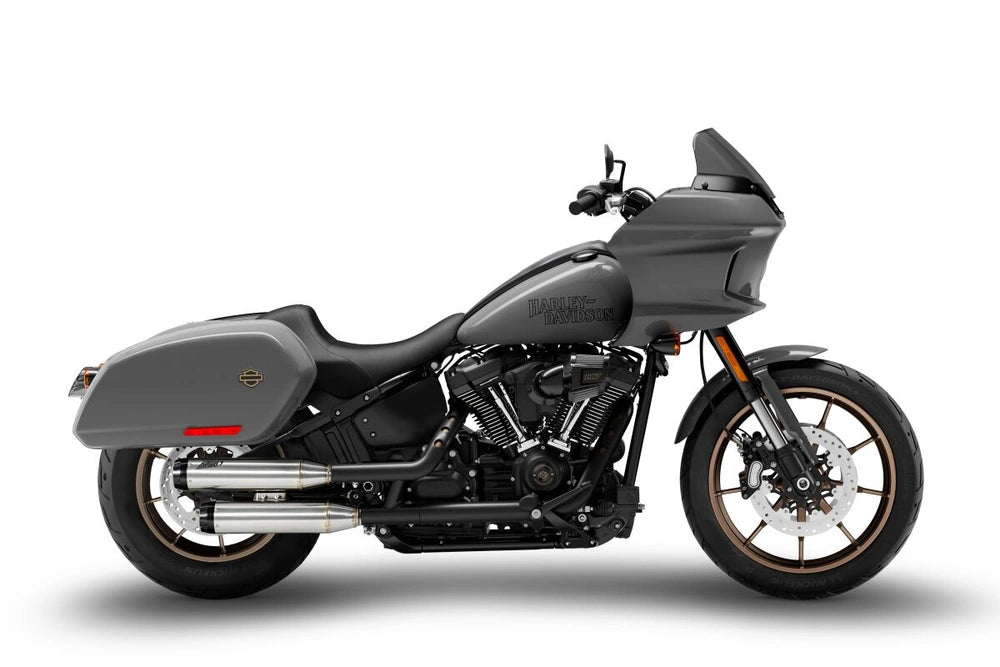 Harley-Davidson Softail (17-24) Overlapped slip-ons, satin – Zard – produktbillede 3