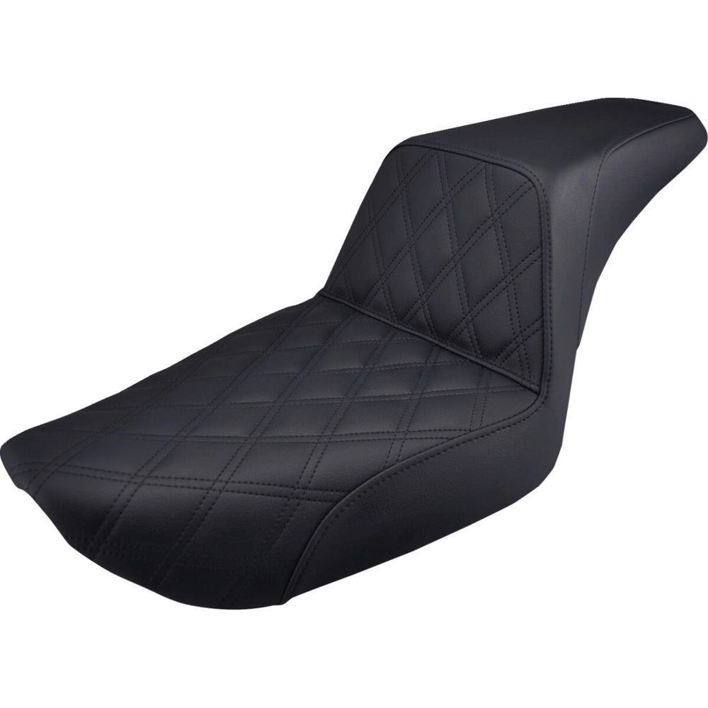 Harley-Davidson Dyna (96-03) Step-Up 2-up sæde Front Lattice Stitch – Saddlemen