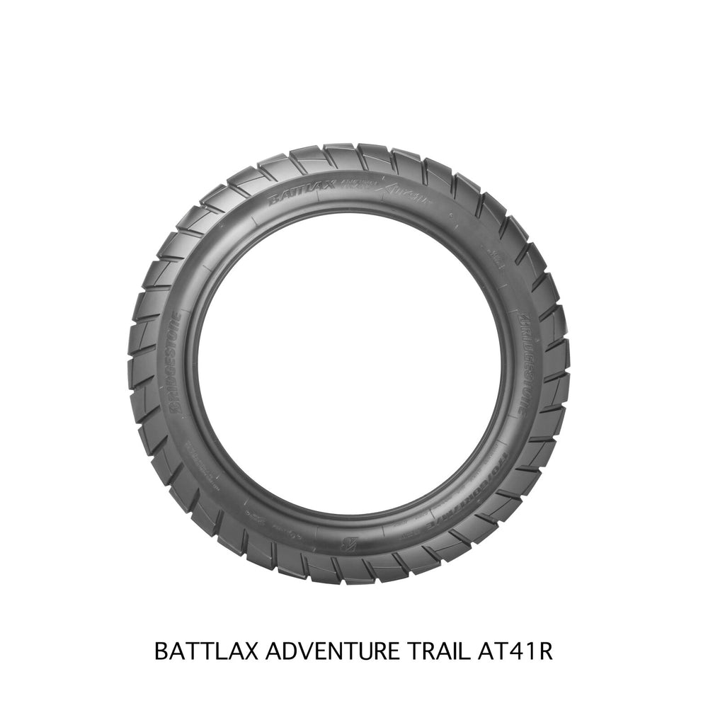 Bridgestone Battlax Adventure Trail AT41 150/70R17 69V TL – bagdæk – originalt Bridgestone bagdæk med sikre vejegenskaber og råt adventure-look. Køb hos Mo2parts. Produktbillede 4.