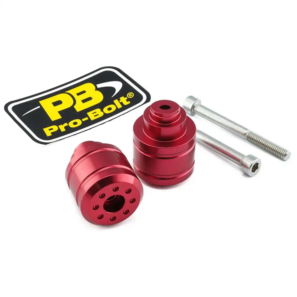 Styrender, 2 stk. – 7075-T6 aluminium, rød, BARENDHO10 – Pro-Bolt