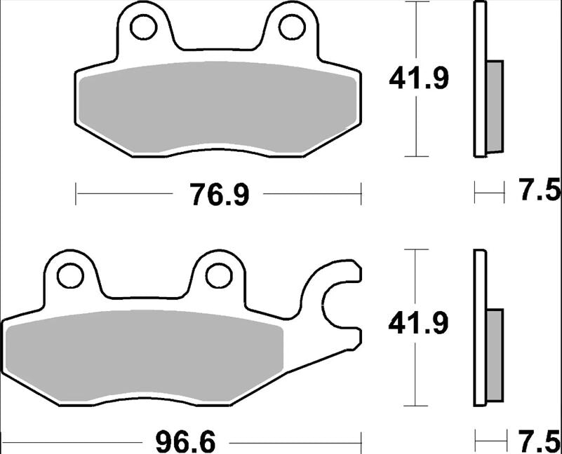 Kawasaki Z400 19-26 bremseklodser – Brembo SA 07KA31SA