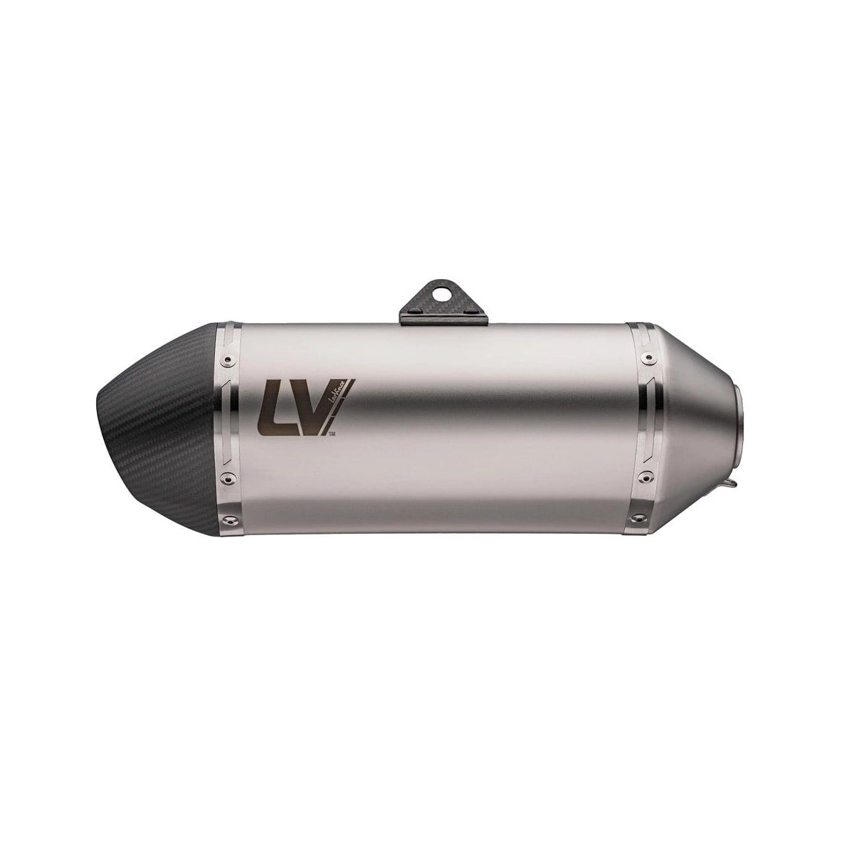 Moto Guzzi STELVIO 1000 (24-26) LeoVince LV-14 slip-on – rustfri – titanium-look