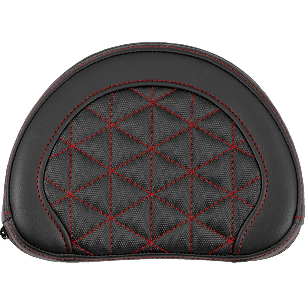 sissy bar pude Gripper/ Red Stitching, 25,5 cm (10") × 20,5 cm (8") – Saddlemen