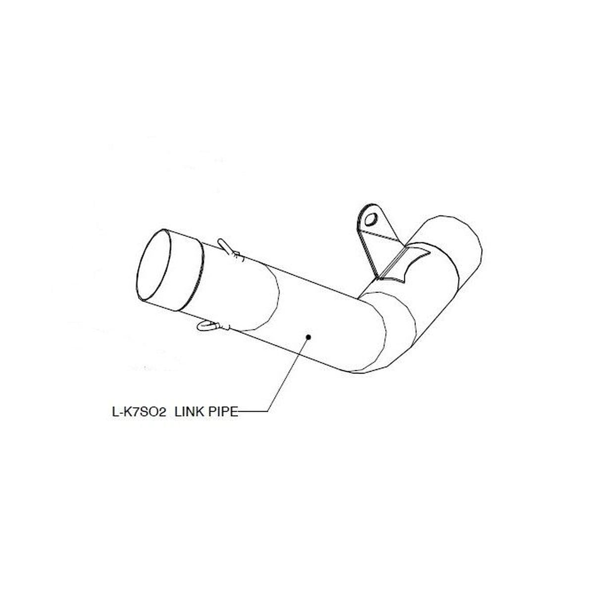 Akrapovič link pipe til BMW S1000R (14) m.fl. – L-B10R1